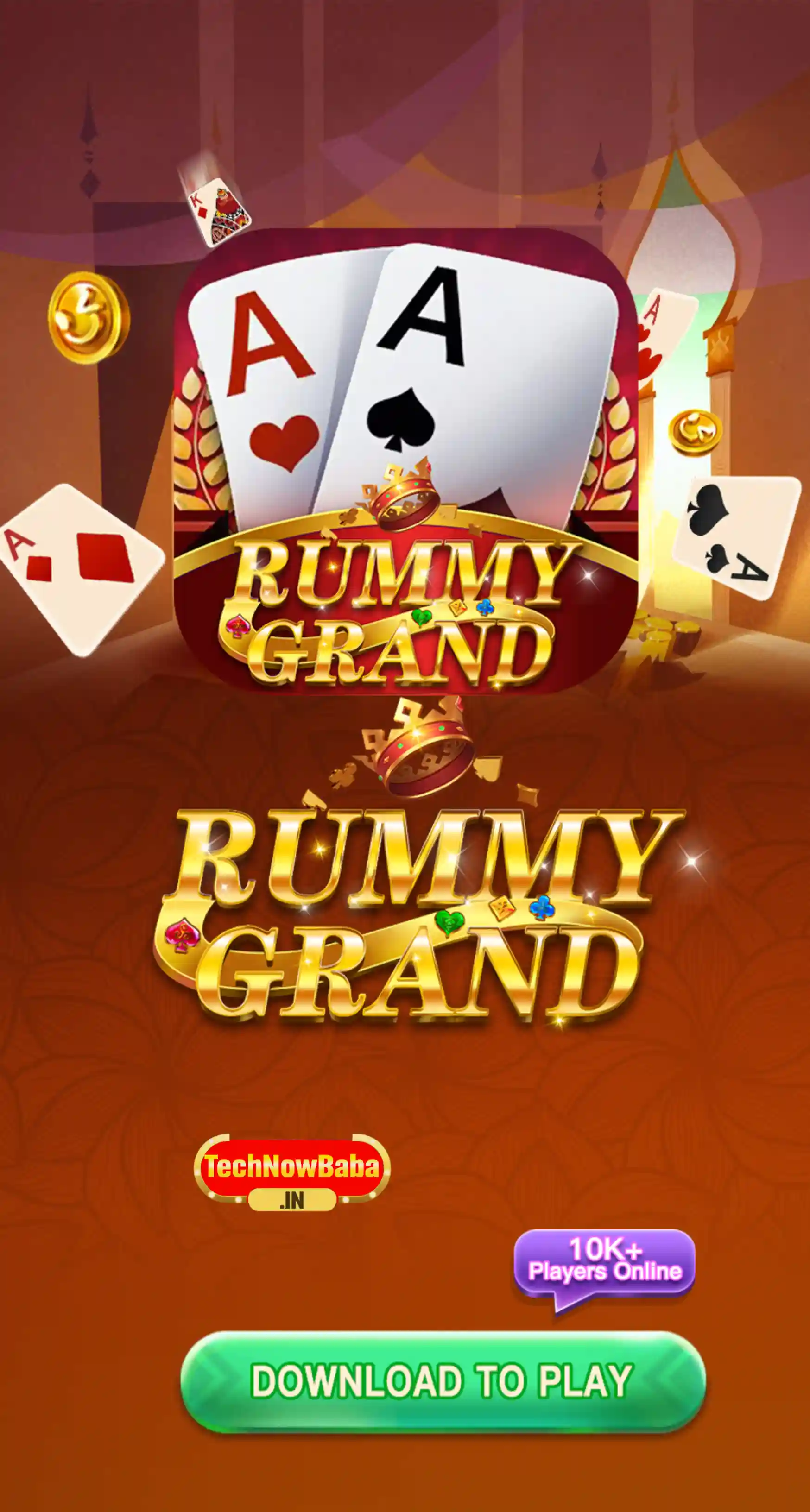 Rummy Grand App Download - Tech Now Baba All Rummy App